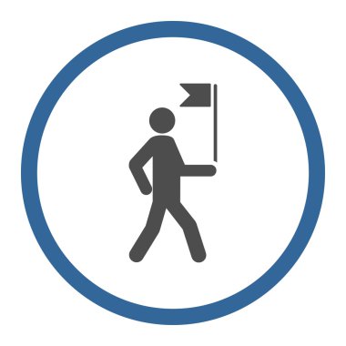 Kılavuzu düz simgesi