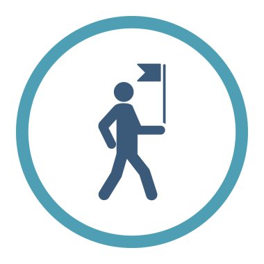 Kılavuzu düz simgesi