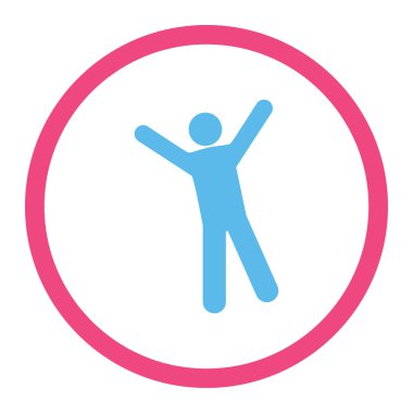 Sevinç düz simgesi