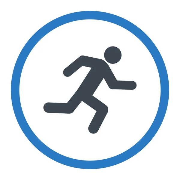 Икона бегущего человека — стоковый вектор