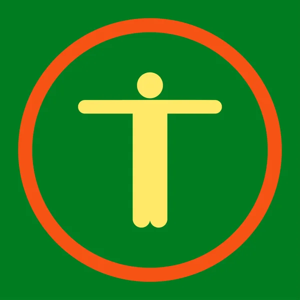 Scarecrow icon — Stock Photo, Image