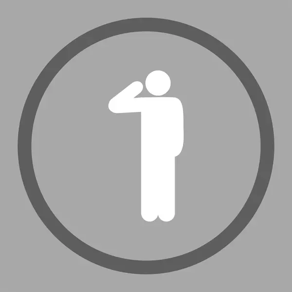 Salute pictogram — Stockfoto