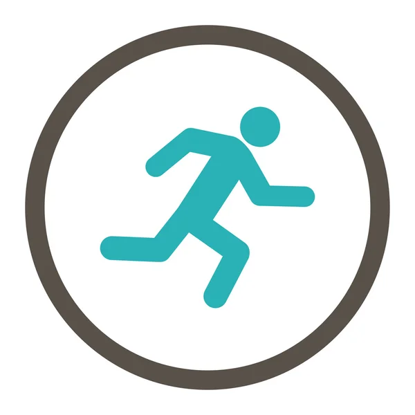 Running man icon — Stock Photo, Image