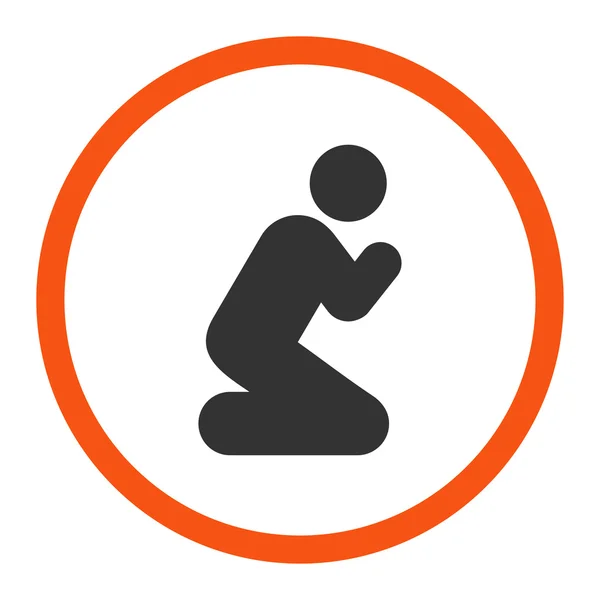 Pray icon — Stock Photo, Image