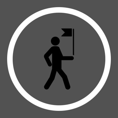 Kılavuzu düz simgesi