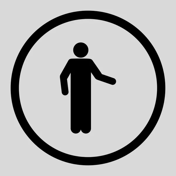 Uitnodiging platte pictogram — Stockfoto