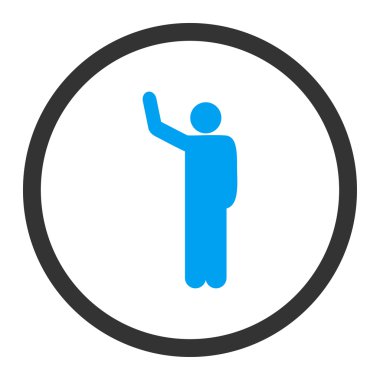 Merhaba düz simgesi