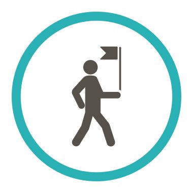 Kılavuzu düz simgesi