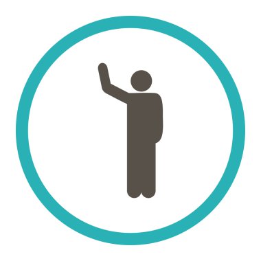 Merhaba düz simgesi