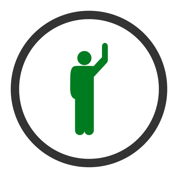 Hitchhike Flat Icon — Stock Photo, Image