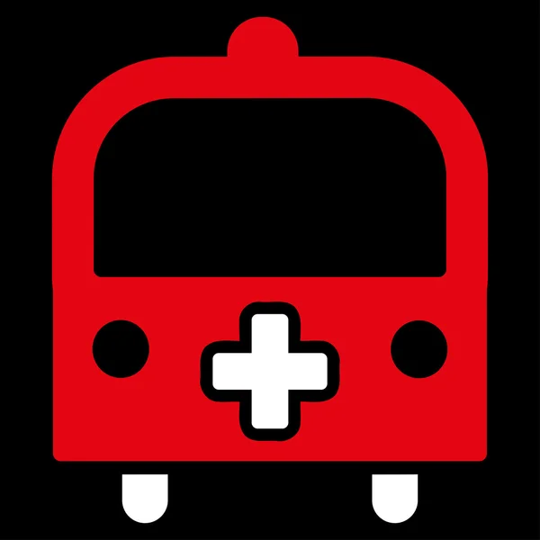 Orvosi busz ikon — Stock Fotó