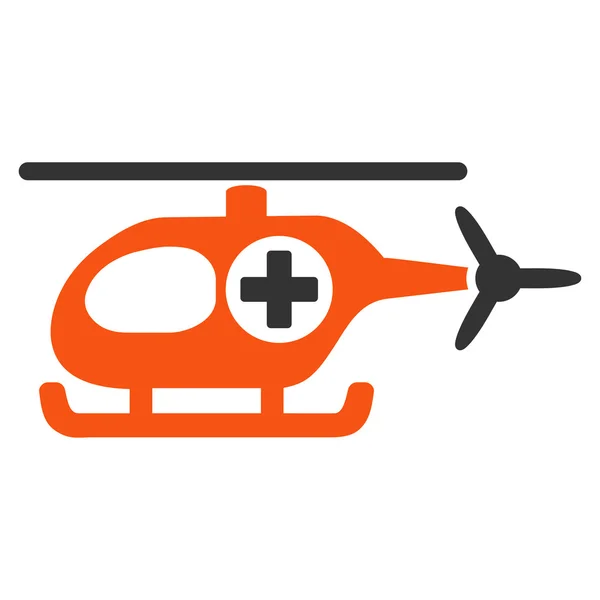Icono del helicóptero médico — Foto de Stock