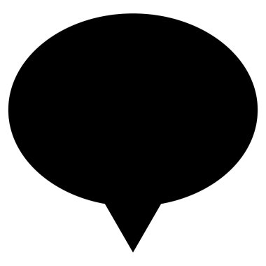 Banner flat black color icon