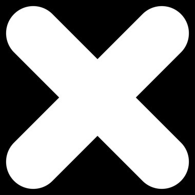 Düz beyaz renk simgesini iptal