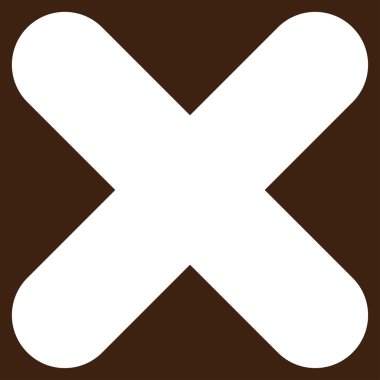 Düz beyaz renk simgesini iptal