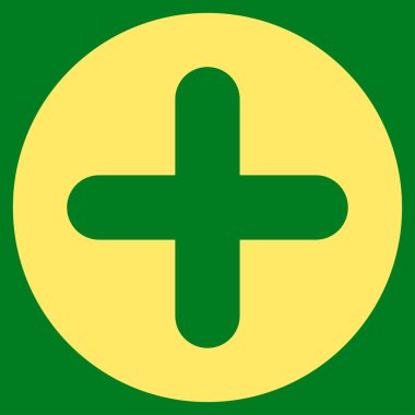 Düz sarı renk simgesini oluşturmak