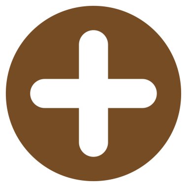 Create flat brown color icon