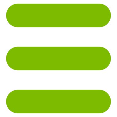 Stack flat eco green color icon