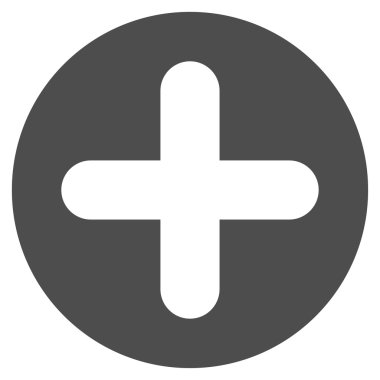 Create flat gray color icon