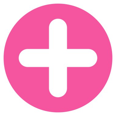 Create flat pink color icon