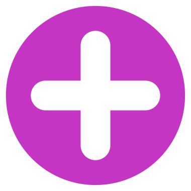 Create flat violet color icon