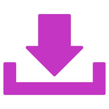 Download flat violet color icon