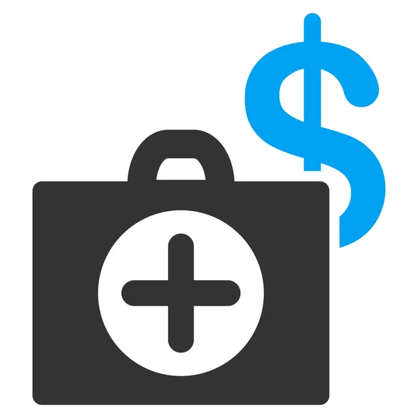 Betaling gezondheidszorg pictogram — Stockvector