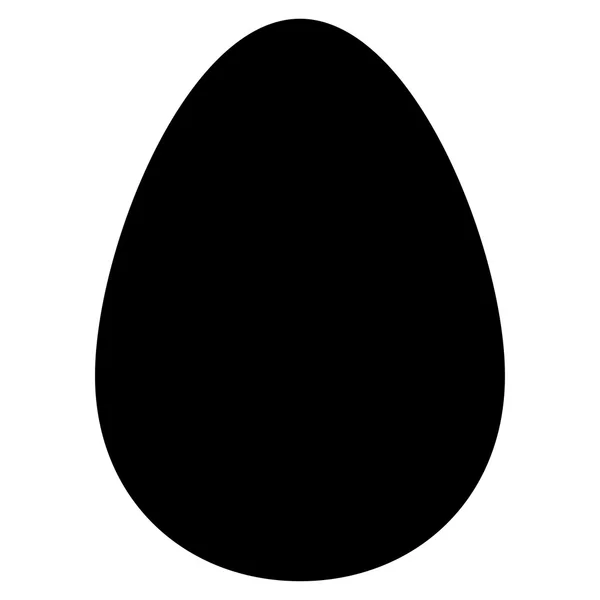 Яйцо черного цвета — стоковый вектор