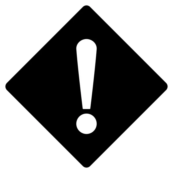 Error flat black color icon — Stok Vektör