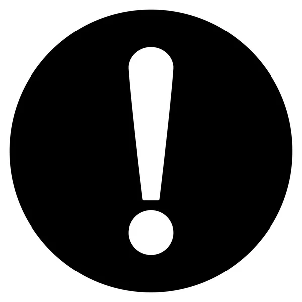 Problem flat black color icon — Stock Vector