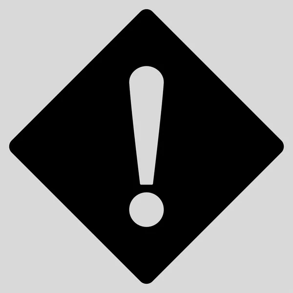 Error flat black color icon — Διανυσματικό Αρχείο