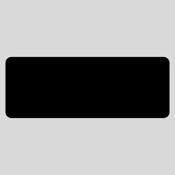 Minus flat black color icon — Διανυσματικό Αρχείο