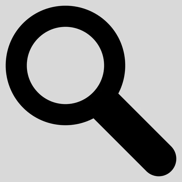 Search flat black color icon — Stock vektor