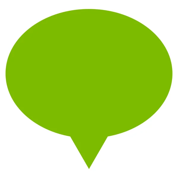 Banner piatto eco icona di colore verde — Vettoriale Stock