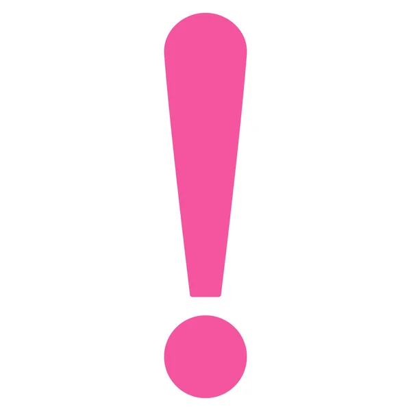 Ausrufezeichen flach eco grüne Farbe Symbol - Vektorgrafik: lizenzfreie