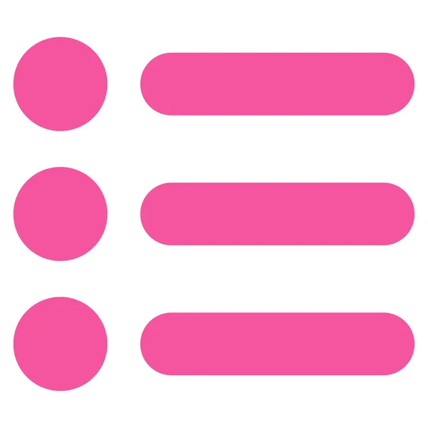 Items flat pink color icon — ストックベクタ
