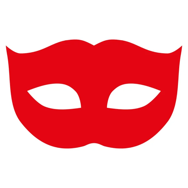 Privacy Mask flat red color icon — Stockový vektor