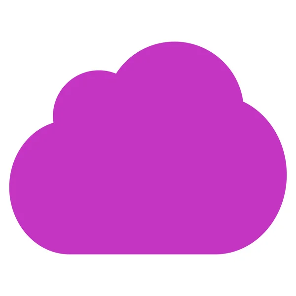 Cloud flat violet color icon — Stockový vektor