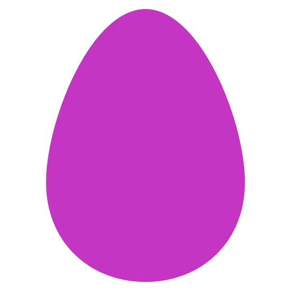 Egg flat violet color icon — 스톡 벡터