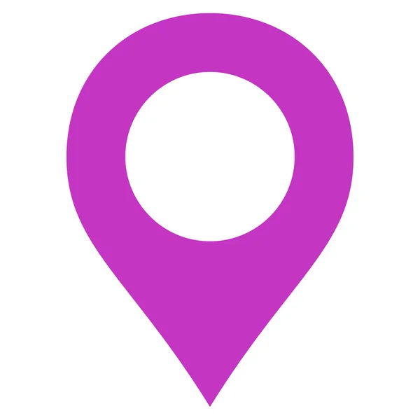 Map Marker flat violet color icon — Stockvector