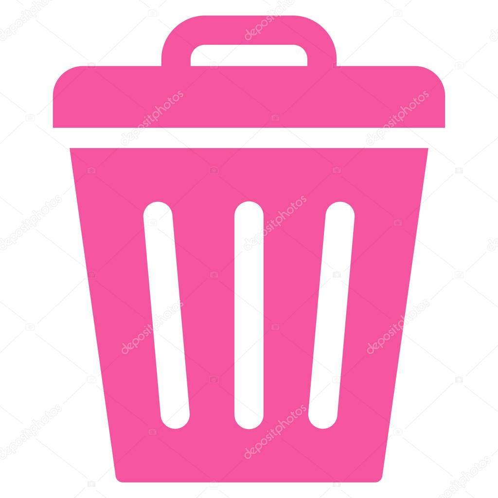 Trash Can stock vector. Illustration of household, color - 19315377