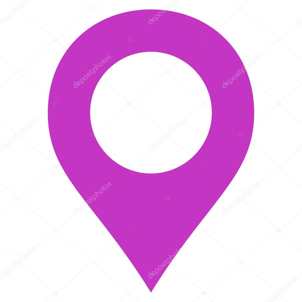 Map Marker flat violet color icon Stock Vector by ©ahasoft 84569176