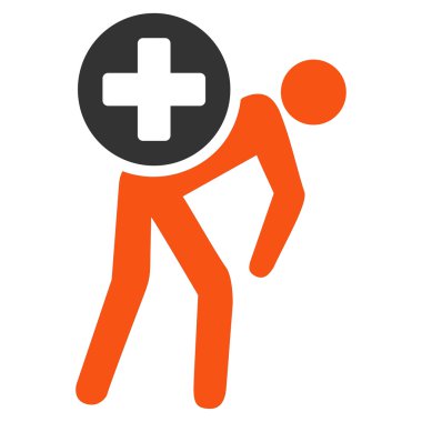 İlaç kurye simgesi