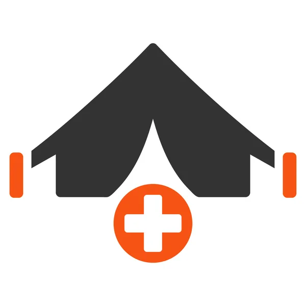 Field Hospital Icon — Stock Photo, Image