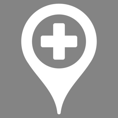 Hastane harita işaretçi simgesi