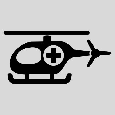 tıbbi helikopter simgesi