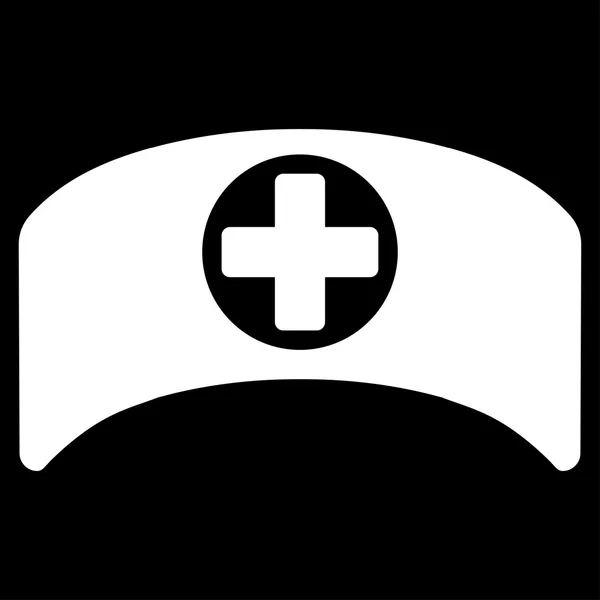 Lekarz Cap ikona — Zdjęcie stockowe