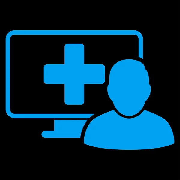 Online-Medizin-Symbol — Stockfoto