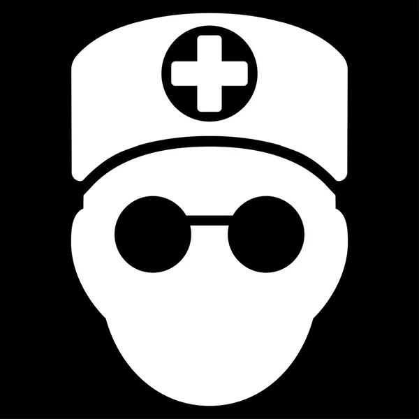 Doctor Head Icon — Stock Photo, Image