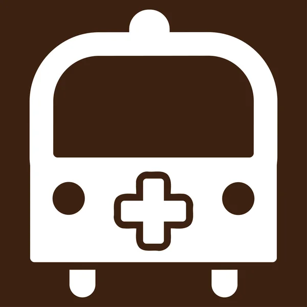 Icono de autobús médico — Foto de Stock